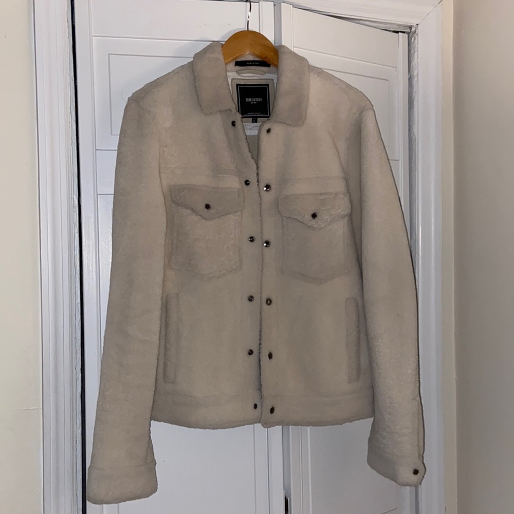 Todd Snyder Shearling Trucker Jacket
